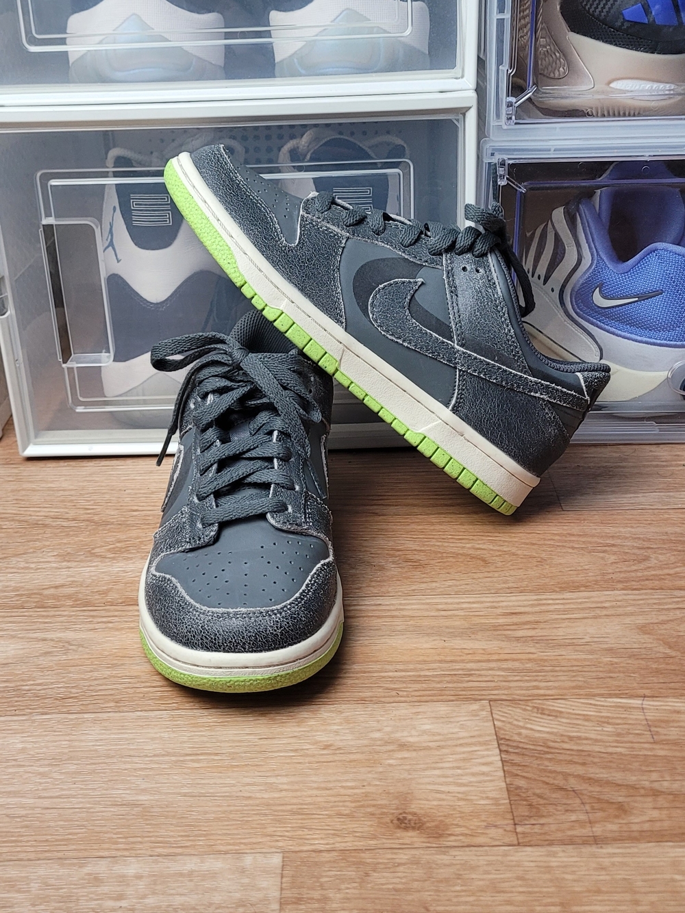 Nike Dunk Low SE (GS) "HALLOWEEN" TRAINERS DQ6215 001 Boys Size 5.5Y